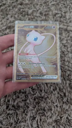 Mew ex 205/165 Metal Card SV151 Hyper Rare Gold Pokemon Card NM/M - Image 3