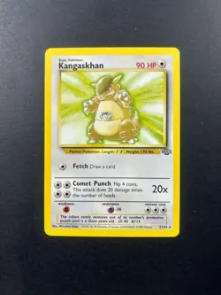 1999 Pokemon Kangaskhan Non Holo MINT MNT Jungle Vintage Rare Unlimited #21 - Image 1