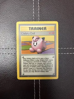 Pokemon TCG - Clefairy Doll - 70/102 - Unlimited Base Set - VLP Rare (1999) - Image 1