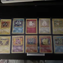 Pokemon Evolutions Holo 10 Card Lot Zapdos Gyarados - Image 1