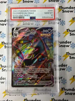 Umbreon Vmax #095 Evolving Skies 2021 Pokemon PSA 10 - Image 1