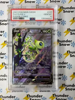 Celebi V #245 Fusion Strike 2021 Pokemon PSA 10 - Image 1