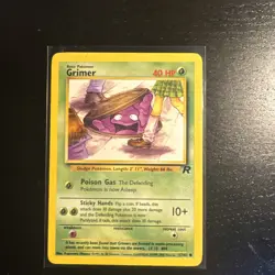 Pokemon TCG Grimer Team Rocket 57 Regular Unlimited Common - Image 1