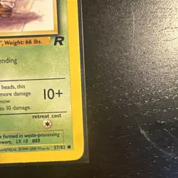 Pokemon TCG Grimer Team Rocket 57 Regular Unlimited Common - Image 4