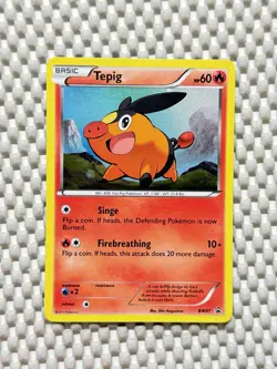 Tepig BW07 Holo Pokemon Black&White Black Star Promo English Near Mint #32 - Image 1