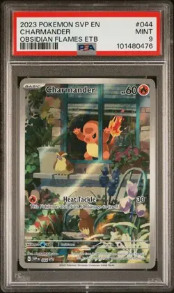 PSA 9 - 2023 Pokemon Obsidian Flames CHARMANDER 044 (0476) - Image 1