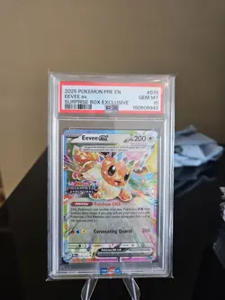 PSA 10 Eevee ex 75/131 Prismatic Evolutions STAMPED Promo Pokemon TCG - Image 1