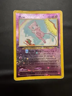 Pokemon Mew 1/18 Southern Islands Reverse Holo - LP - Image 3