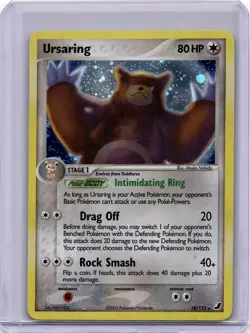 Pokemon Ursaring Holo Rare Unseen Forces 18/115 LP - Image 1