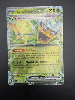 Teal Mask Ogerpon ex 025/167 Sv06: Twilight Masquerade Holo Pokemon - Image 1