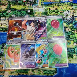 Pokemon Full Art Trainer Lot Of 8 Nm - Image 1