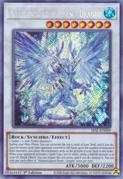 Adamancipator Risen - Dragite-Secret Rare - 1st Edition - SESL-EN009 - Secret... - Image 1
