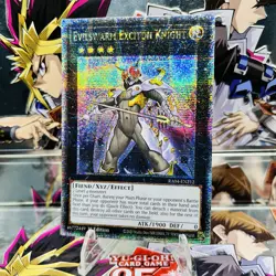 Yugioh Evilswarm Exciton Knight RA04-EN212 QCR 1st Ed Near Mint - Image 1