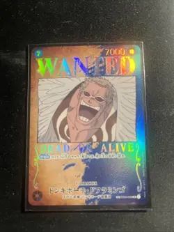 2023 One Piece JP Pillars Of Strength Donquixote Doflamingo Wanted SP #ST03-009 - Image 1