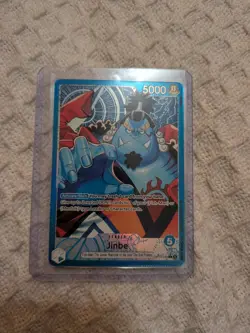 One Piece CCG Jinbe OP14-040 5000 Power Leader Card - Image 1