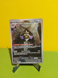 Pokemon TCG Aegislash Paradox Rift 210/182 Holo Illustration Rare Mint Condition - Image 1