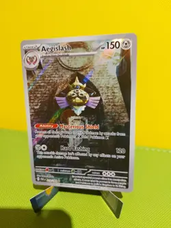 Pokemon TCG Aegislash Paradox Rift 210/182 Holo Illustration Rare Mint Condition - Image 3
