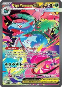 Mega Venusaur ex - 177/132 - Pokemon Mega Evolution Special Illustration NM - Image 1