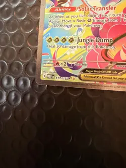 Mega Venusaur EX 177/132 Me01: Mega Evolution Special Illustration Rare Pokemon - Image 2