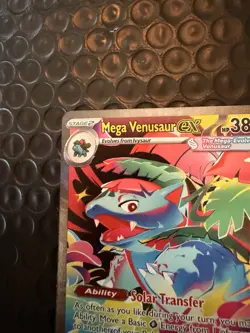 Mega Venusaur EX 177/132 Me01: Mega Evolution Special Illustration Rare Pokemon - Image 3