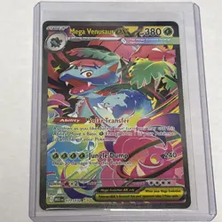 Pokemon Mega Evolution Mega Venusaur EX 177/132 Special Illustration Rare SIR NM - Image 1