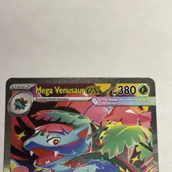 Pokemon Mega Evolution Mega Venusaur EX 177/132 Special Illustration Rare SIR NM - Image 4