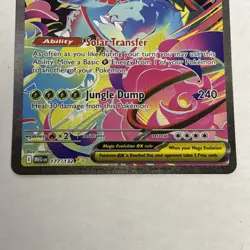 Pokemon Mega Evolution Mega Venusaur EX 177/132 Special Illustration Rare SIR NM - Image 5