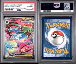 2025 POKEMON MEG EN-MEGA EVOLUTION #177 MEGA VENUSAUR EX PSA 10 - Image 4
