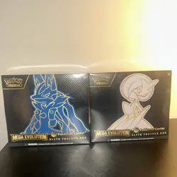 Pokemon Center Mega Evolution Gardevoir & Lucario ETB Elite Trainer Box Sealed✅ - Image 1