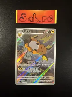 NM Condition Raichu Illustration Rare SV Paldea Evolved 211/193 Pokemon Card - Image 1