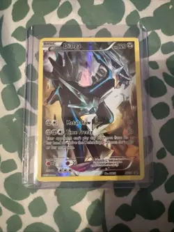 Dialga #XY77 2015 Pokemon XY Black Star Promo Card Full Art HP - Image 1