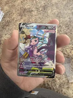 Pokemon Mew v Holo Alternative Art Ultra Rare TCG Fusion Strike Card 251/264 - Image 2