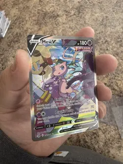 Pokemon Mew v Holo Alternative Art Ultra Rare TCG Fusion Strike Card 251/264 - Image 3