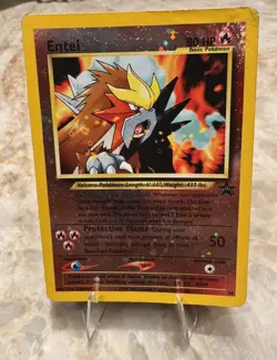 ENTEI Pokemon #34 Black Star Promo Reverse Holo Rare 2001 Vintage Card - Image 2