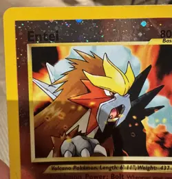 ENTEI Pokemon #34 Black Star Promo Reverse Holo Rare 2001 Vintage Card - Image 4