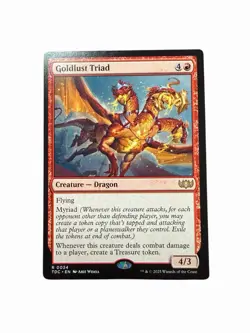 Goldlust Triad Commander: Tarkir: Dragonstorm Regular - Image 1