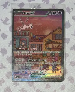 Mew ex SVP 053 Pokemon TCG Scarlet Violet 151 Black Star Promo Full Art SEALED - Image 1