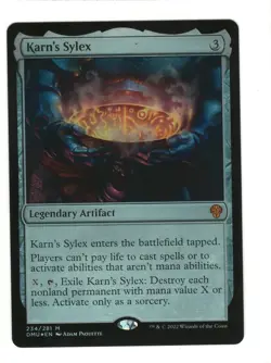 MTG Karn's Sylex Foil Dominaria United Magic The Gathering TCG - Image 1