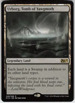 Urborg, Tomb of Yawgmoth 248 Rare Magic 2015 (M15) Magic: The Gathering MP - Image 1