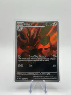 Pokemon TCG Scizor 205/197 Obsidian Flames Illustration Rare Card, Near Mint - Image 1