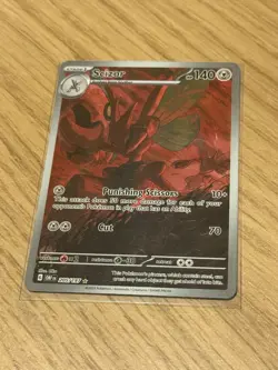 Pokemon TCG Scizor 205/197 Obsidian Flames Illustration Rare Card, Near Mint ⭐ - Image 1