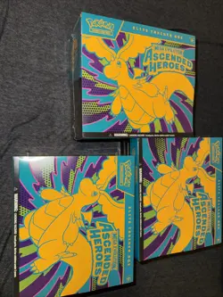 Pokemon TCG Lot of 3: Ascended Heroes Elite Trainer Box (ETB) New Factory Sealed - Image 1