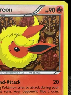 Pokemon TCG Flareon Black & White Black Star Promo Holo BW88 NM - Image 4