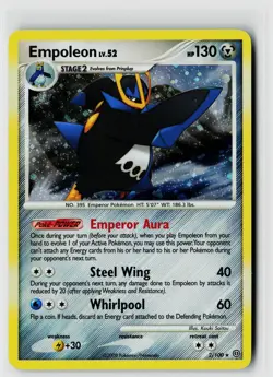 Pokemon Stormfront #2/100 Empoleon Reverse Holo - Image 1