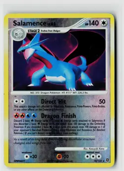 Pokemon Secret Wonders #18/132 Salamence Reverse Holo - Image 1