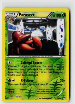 Pokemon Generations #7/83 Parasect Reverse Holo - Image 1