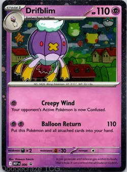 Drifblim 006 Promo Mega Evolutions Pokemon NM - Image 1
