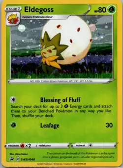 Eldegoss SWSH046 Promo SWSH Black Star Pokemon NM - Image 1