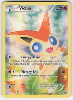 Victini - XY117 XY117 Holofoil Promo XY Promo Pokemon HP dmg - Image 1