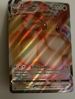 Eevee VMAX NM SWSH087 Black Star Promo Pokemon TCG - Image 1